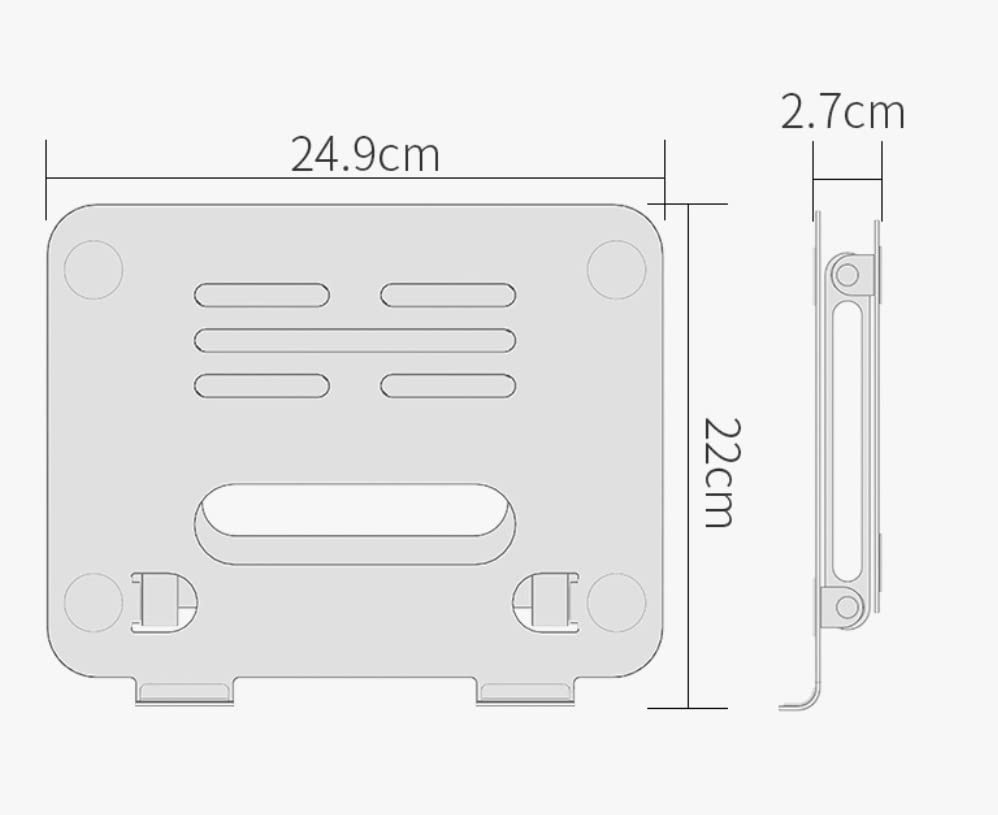 Portable Adjustable Aluminum Laptop Stand