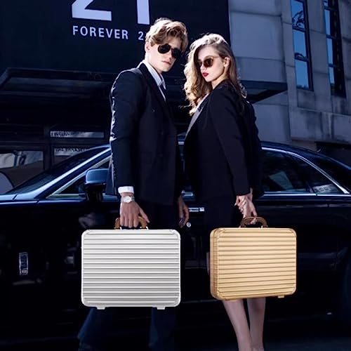 Premium Aluminum Laptop Briefcase with Organizer