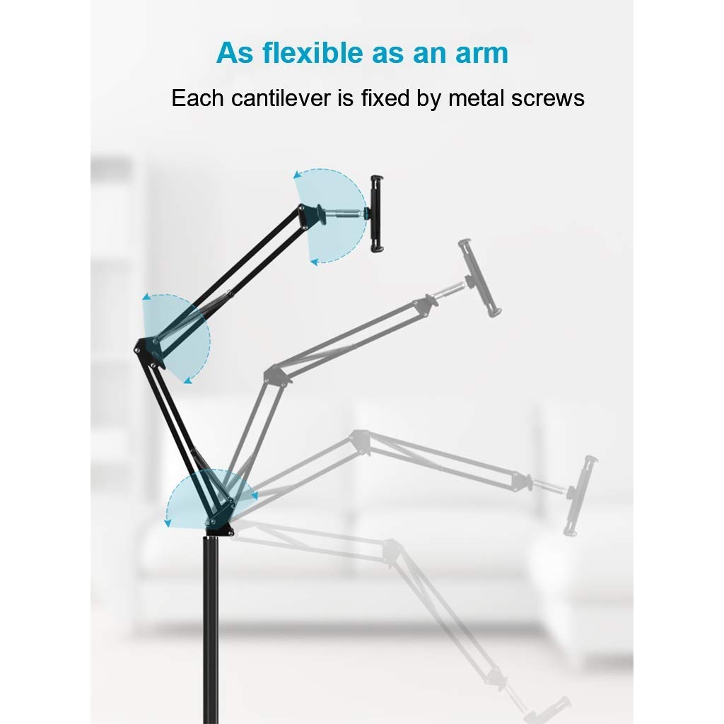 360° Adjustable Floor Stand for Tablets & Phones