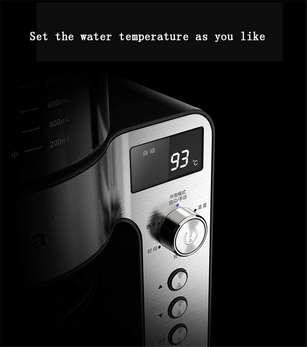 5-Cup Automatic Coffee Maker with Glass Carafe