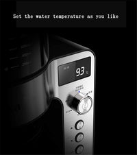 5-Cup Automatic Coffee Maker with Glass Carafe