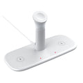 3-in-1 15W Wireless Charging Station with LED Lamp