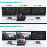 USB 3.0 Triple Display Docking Station with Dual HDMI & VGA