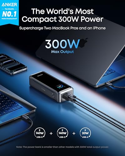 Anker Prime Power Bank & USB C to USB C Cable (Bundle)