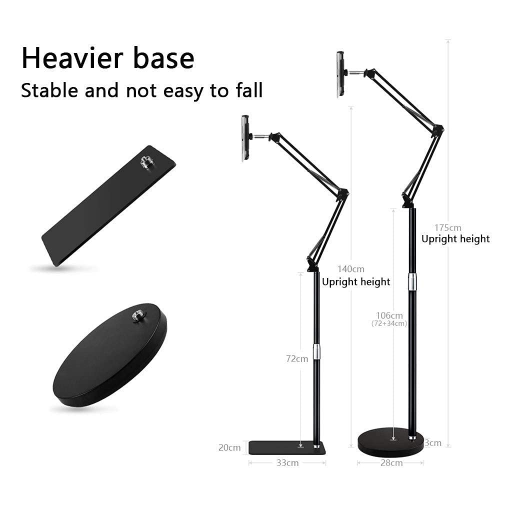 Telescopic 360° Floor Stand for Tablets & Phones
