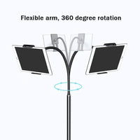 Adjustable Gooseneck Floor Stand for Tablets & Phones