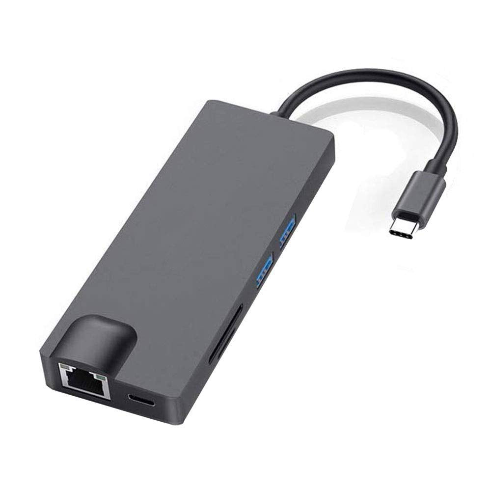 8-in-1 USB-C Docking Station with 4K HDMI & Gigabit Ethernet