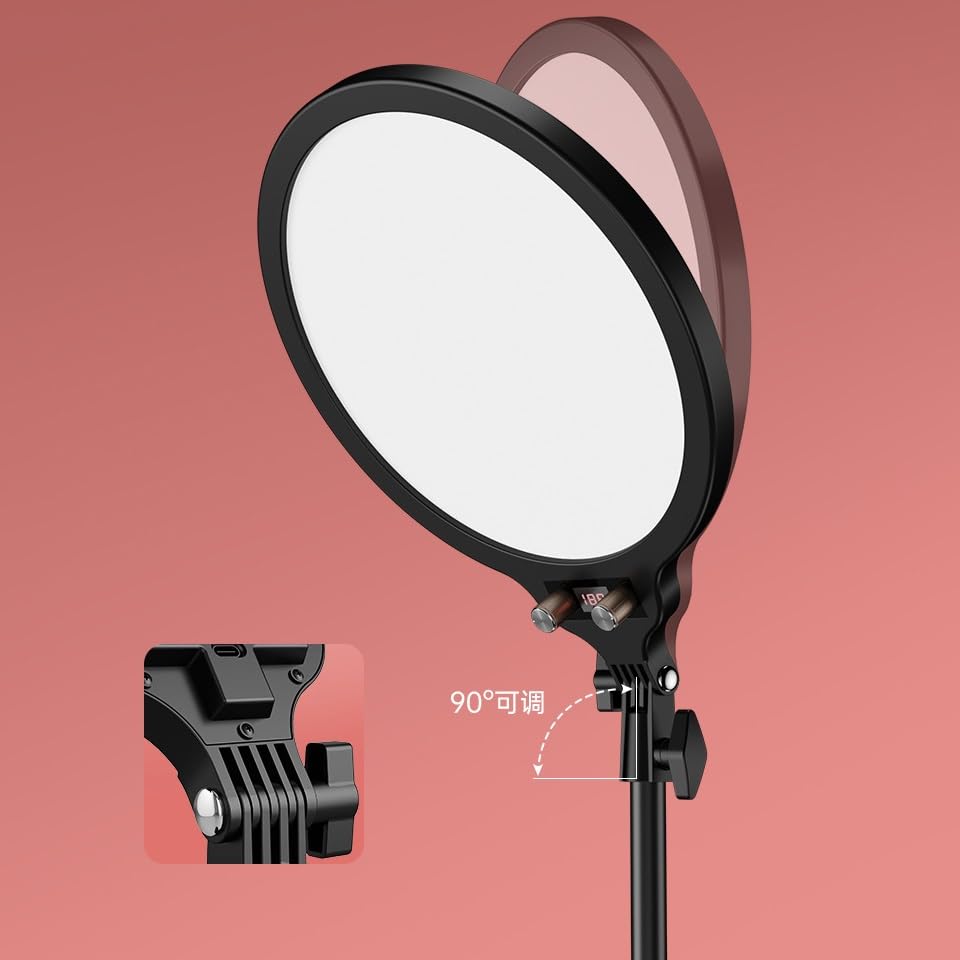 Circular LED Fill Light with Phone Holder