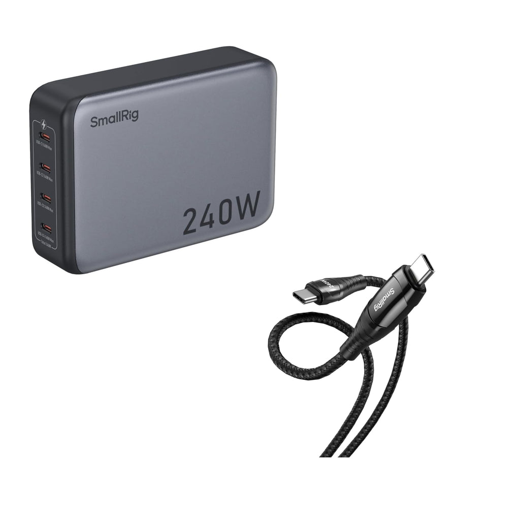 SmallRig 240W USB-C Charger and USB C Cable