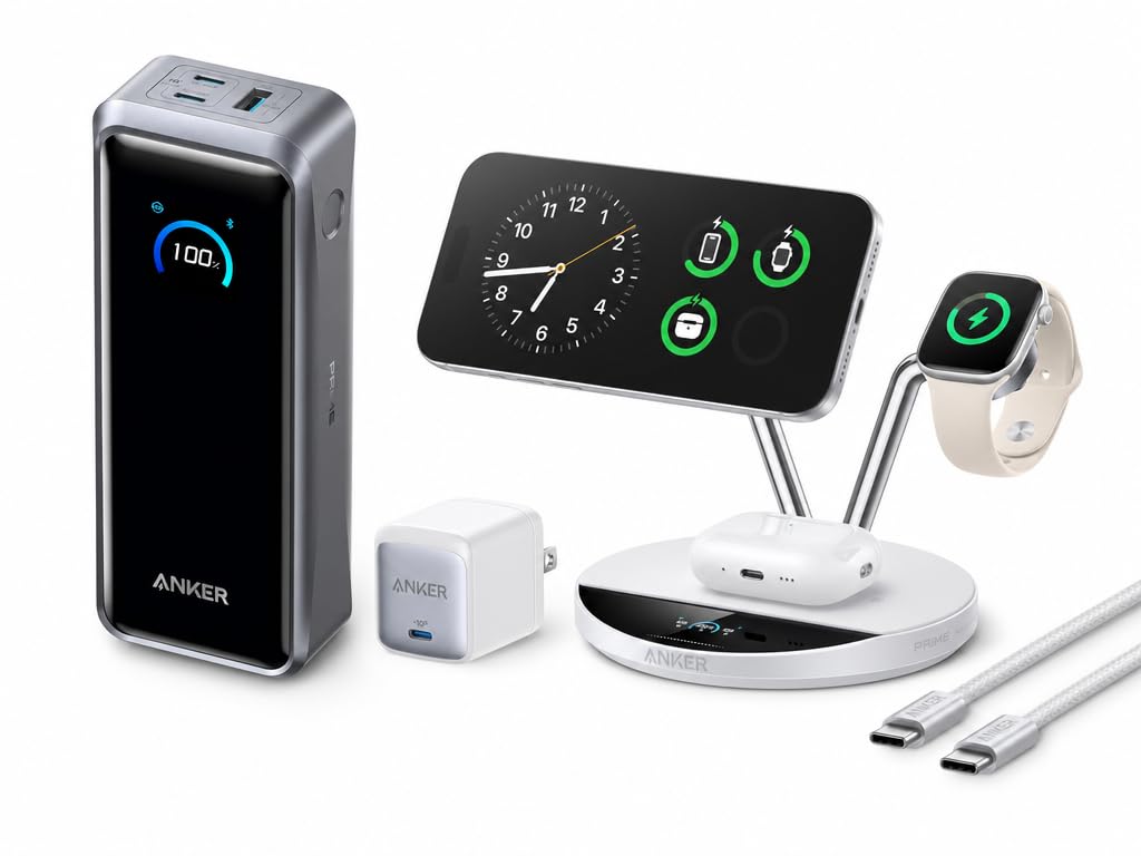 3-in-1 25W Magnetic Wireless Charging Station