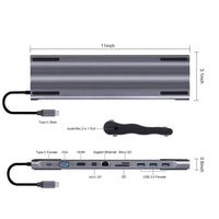 11-in-1 USB-C Docking Station with Dual Display & Ethernet