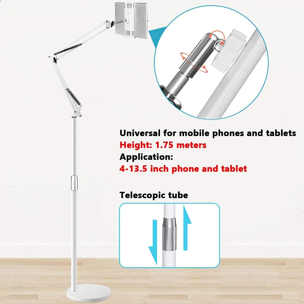 Telescopic 360° Floor Stand for Tablets & Phones