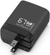 67W/100W GaN USB-C Fast Charger with USB-A
