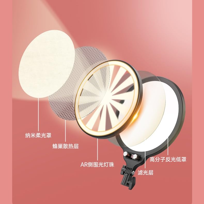 Circular LED Fill Light with Phone Holder