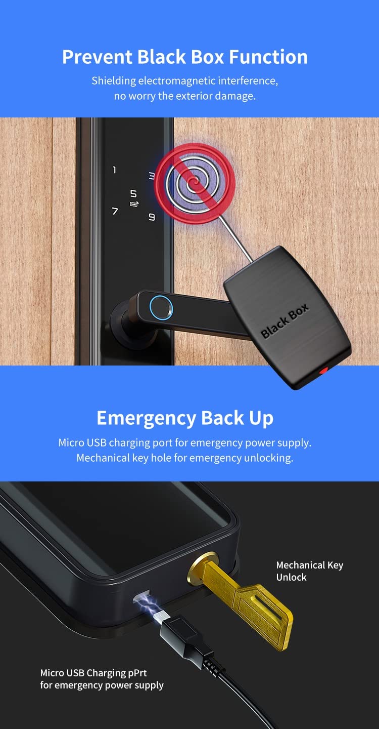 Smart WiFi Fingerprint Door Lock