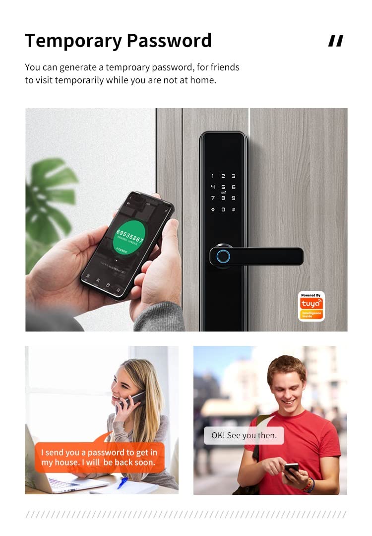 Smart WiFi Fingerprint Door Lock