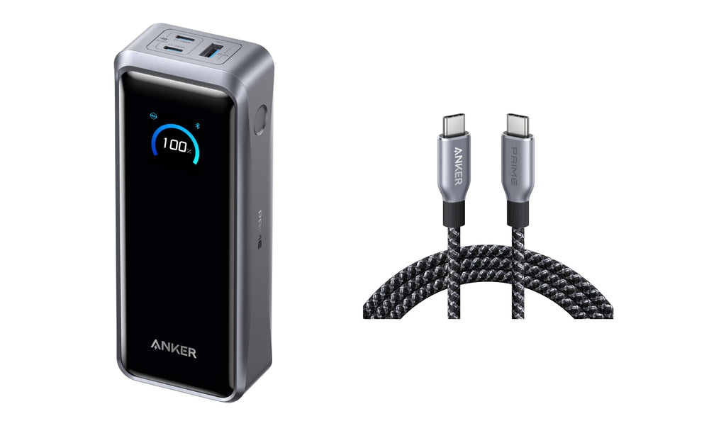 Anker Prime Power Bank & USB C to USB C Cable (Bundle)