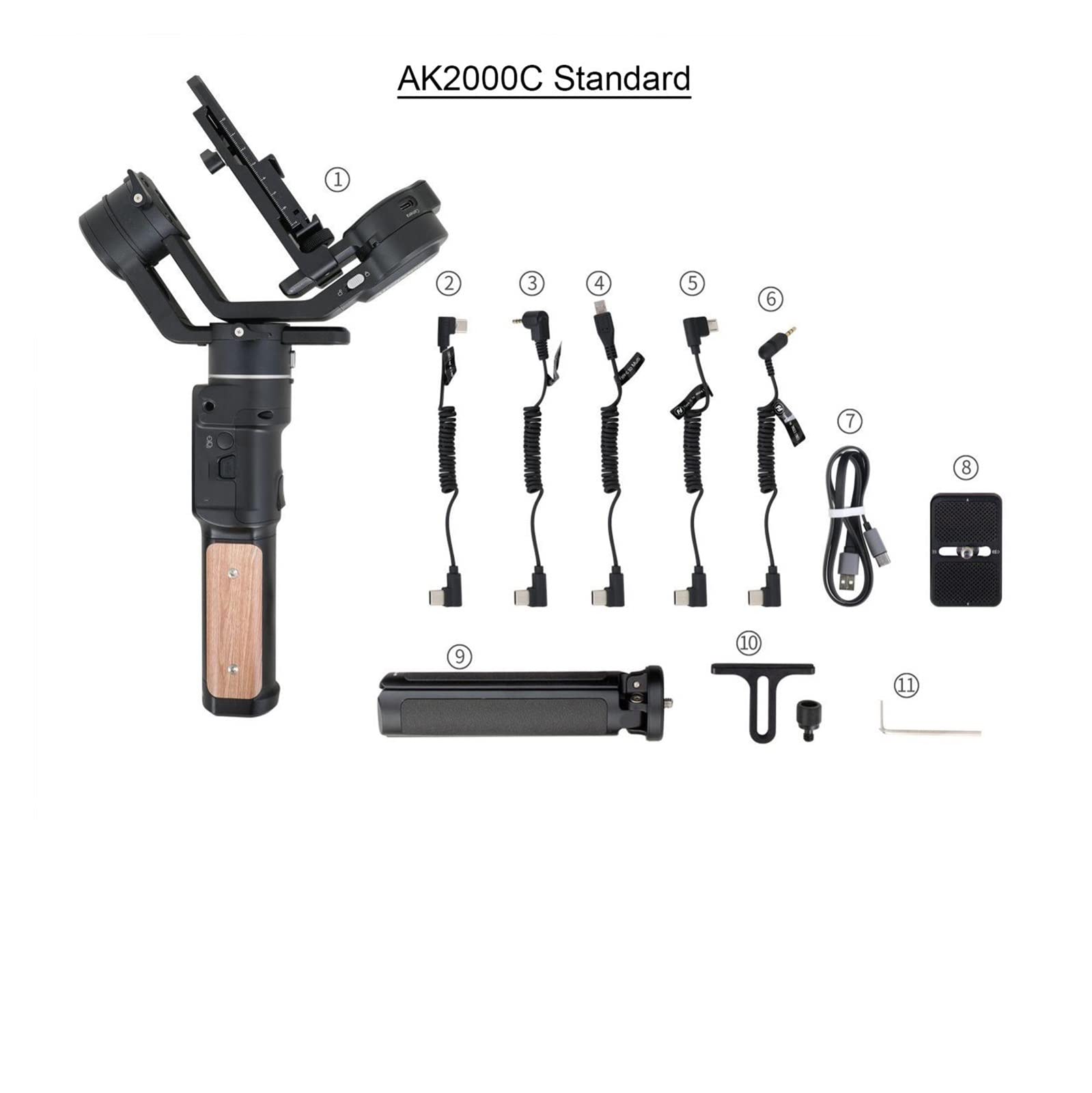 Handheld Camera Gimbal Stabilizer for DSLR & Mirrorless Cameras