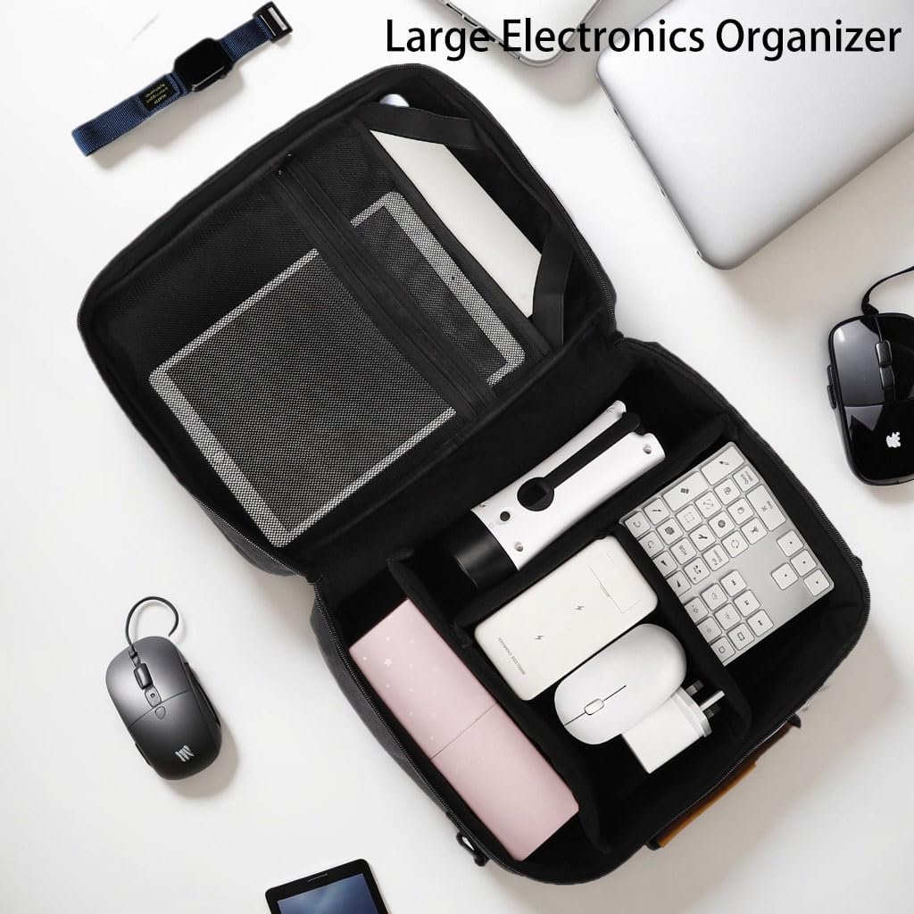 Extra Large Electronics Organizer Travel Case