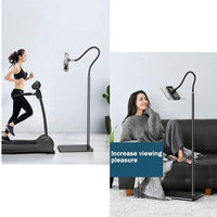 Adjustable Gooseneck Floor Stand for Tablets & Phones