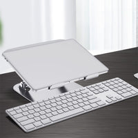Adjustable Aluminum Laptop Stand for Desk & Bed