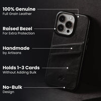 Bullstrap Premium Leather Portfolio Phone Case