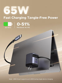 Retractable USB-C GaN Charger Kit – 4 Pack