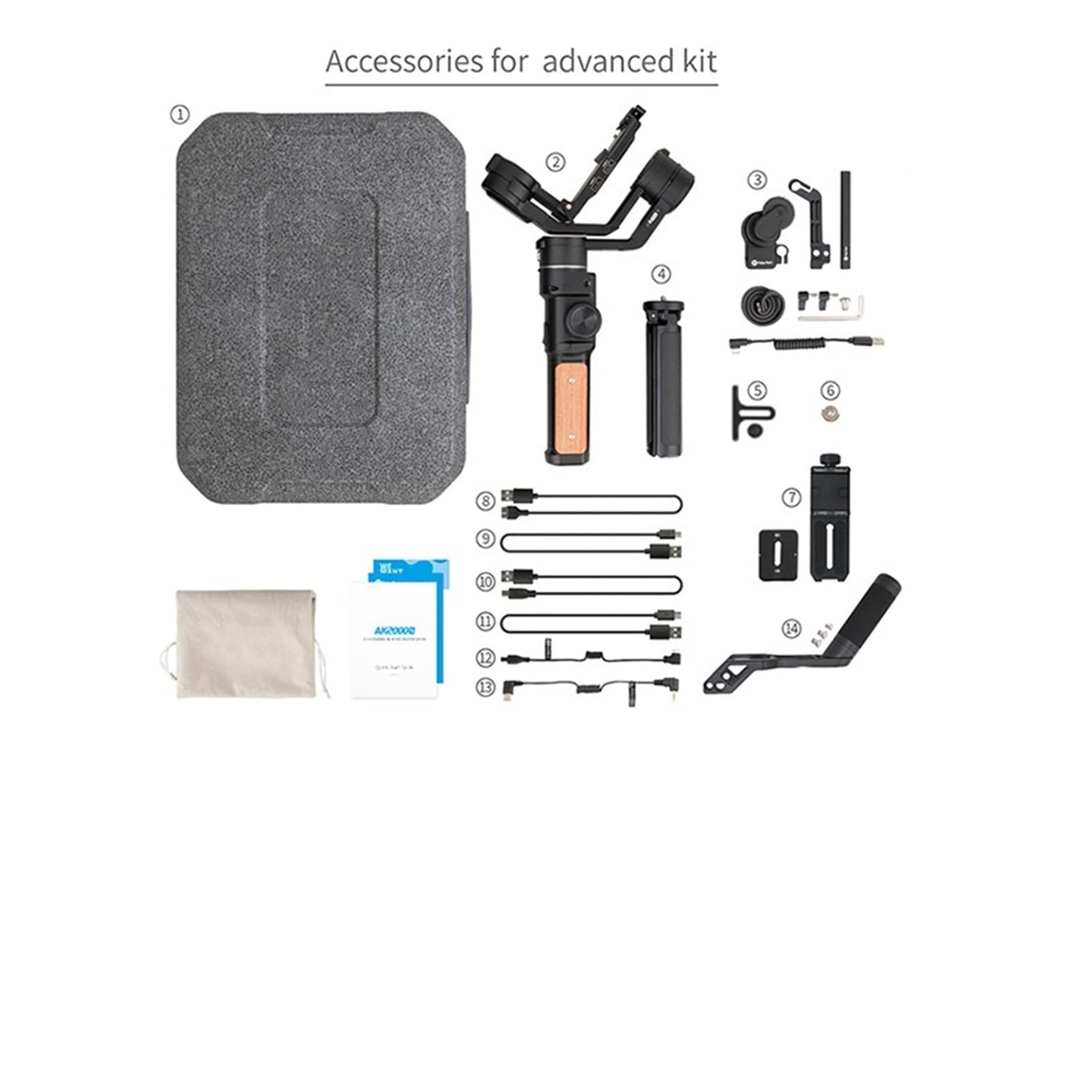 Handheld Camera Gimbal Stabilizer for DSLR & Mirrorless Cameras