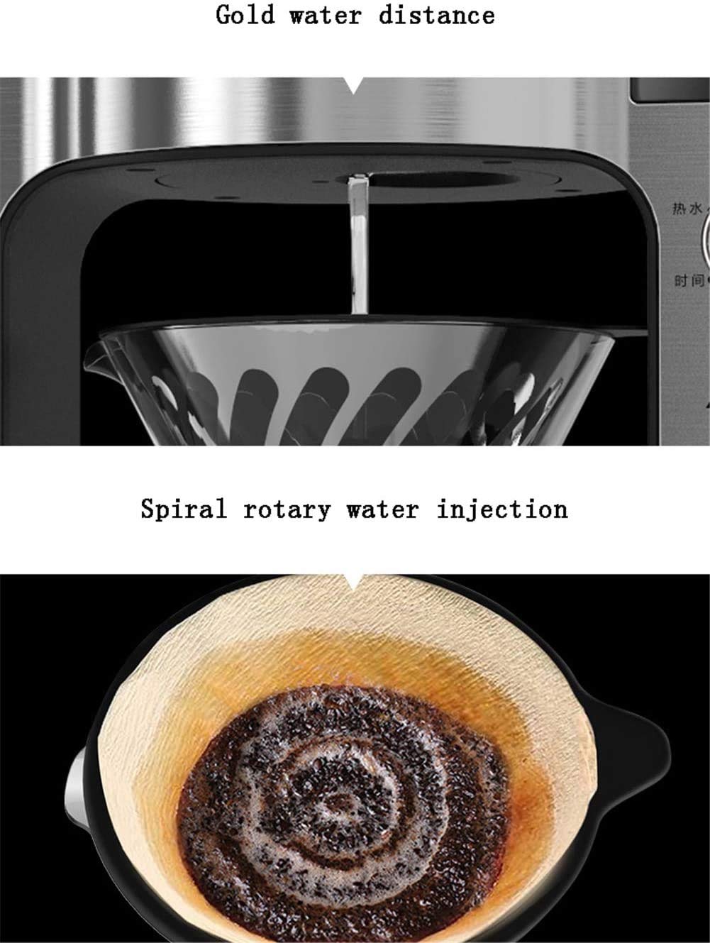 5-Cup Automatic Coffee Maker with Glass Carafe