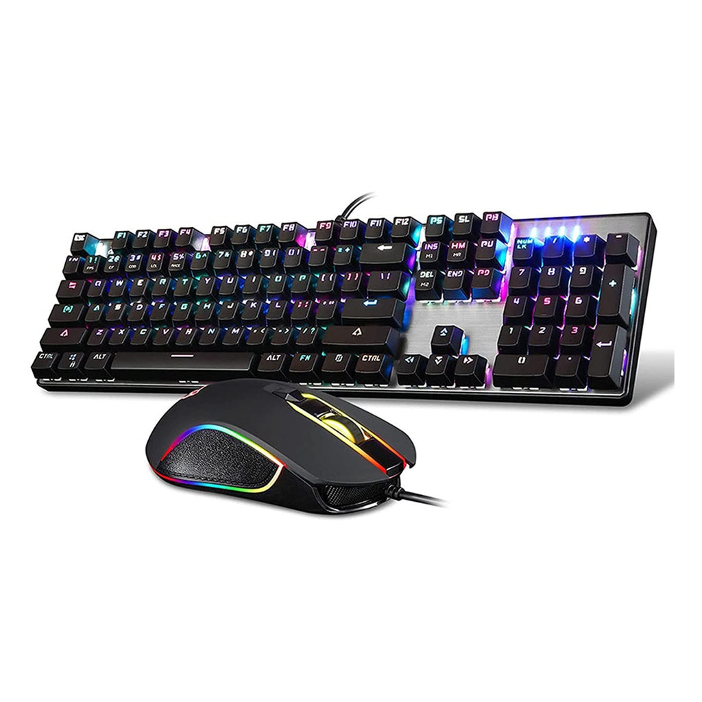 Wired Mechanical Keyboard & Mouse Combo with Backlight