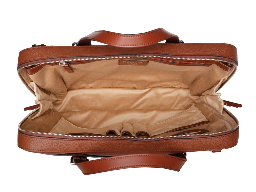 Bosca Monfrini Parker Full -Zip Brief Bag