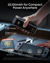 20,100mAh 220W 3-Port Portable Power Bank