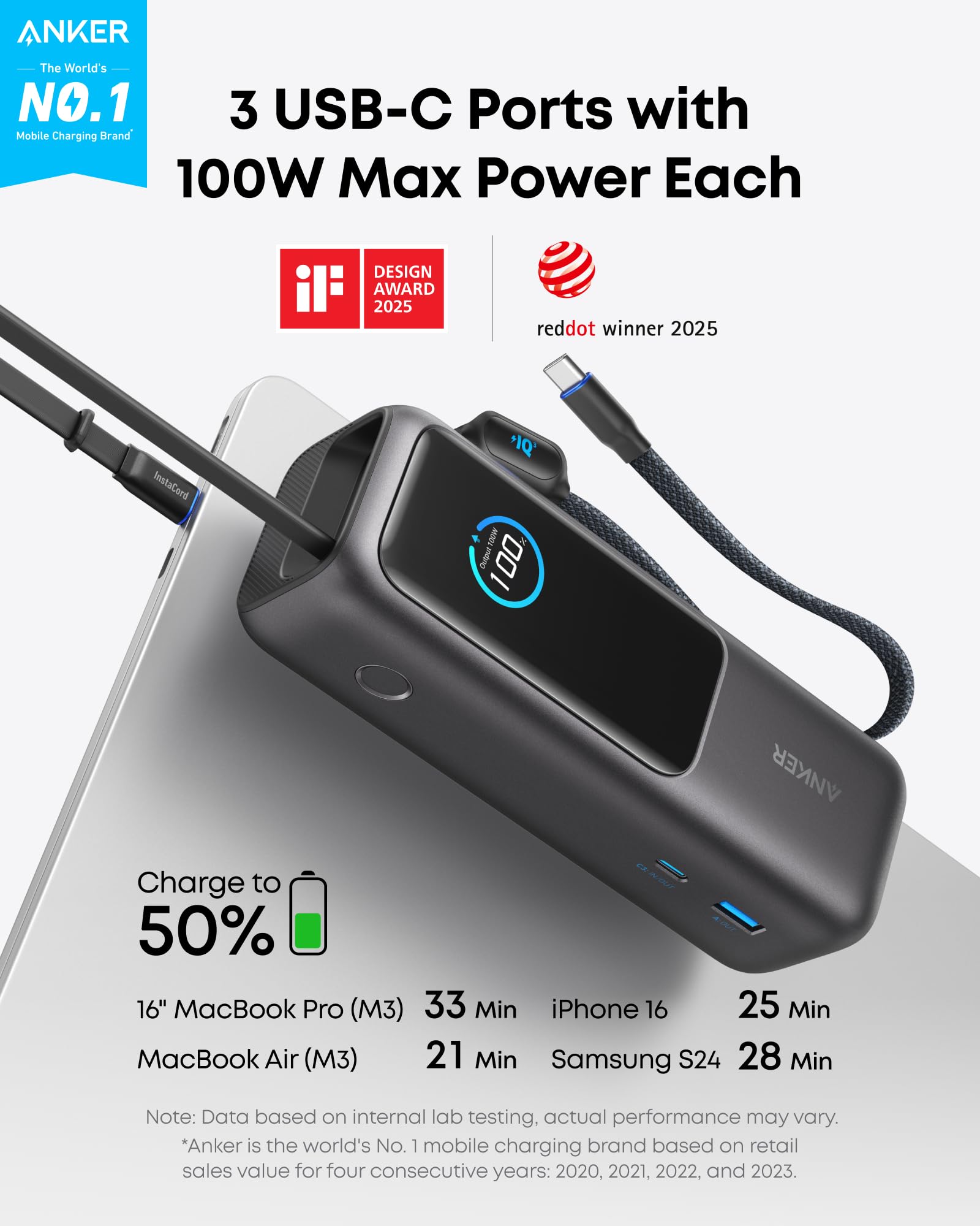 Anker Laptop Power Bank & Soundcore Liberty 5 Pro (Bundle)