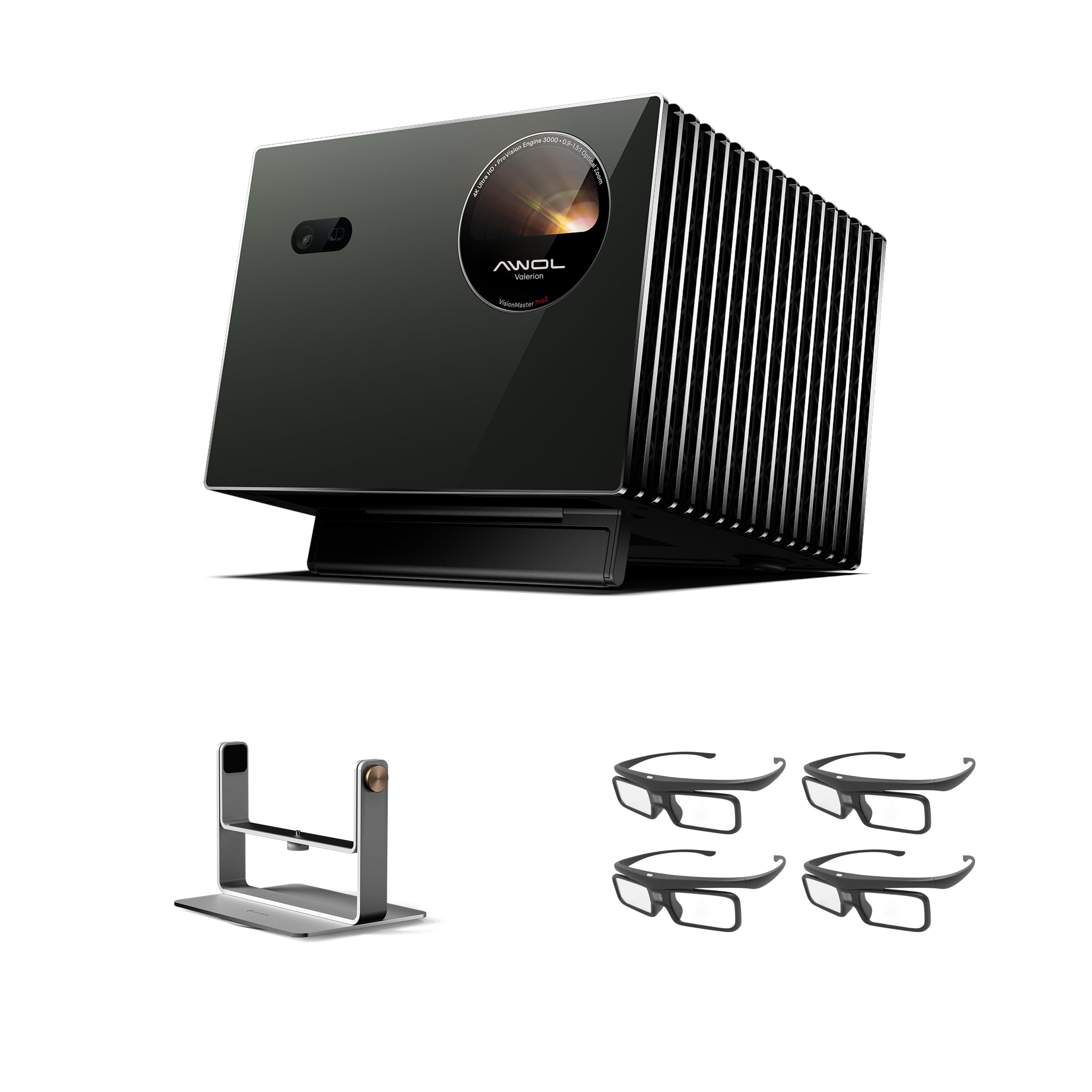 AWOL Valerion Projector with Stand and Glasses