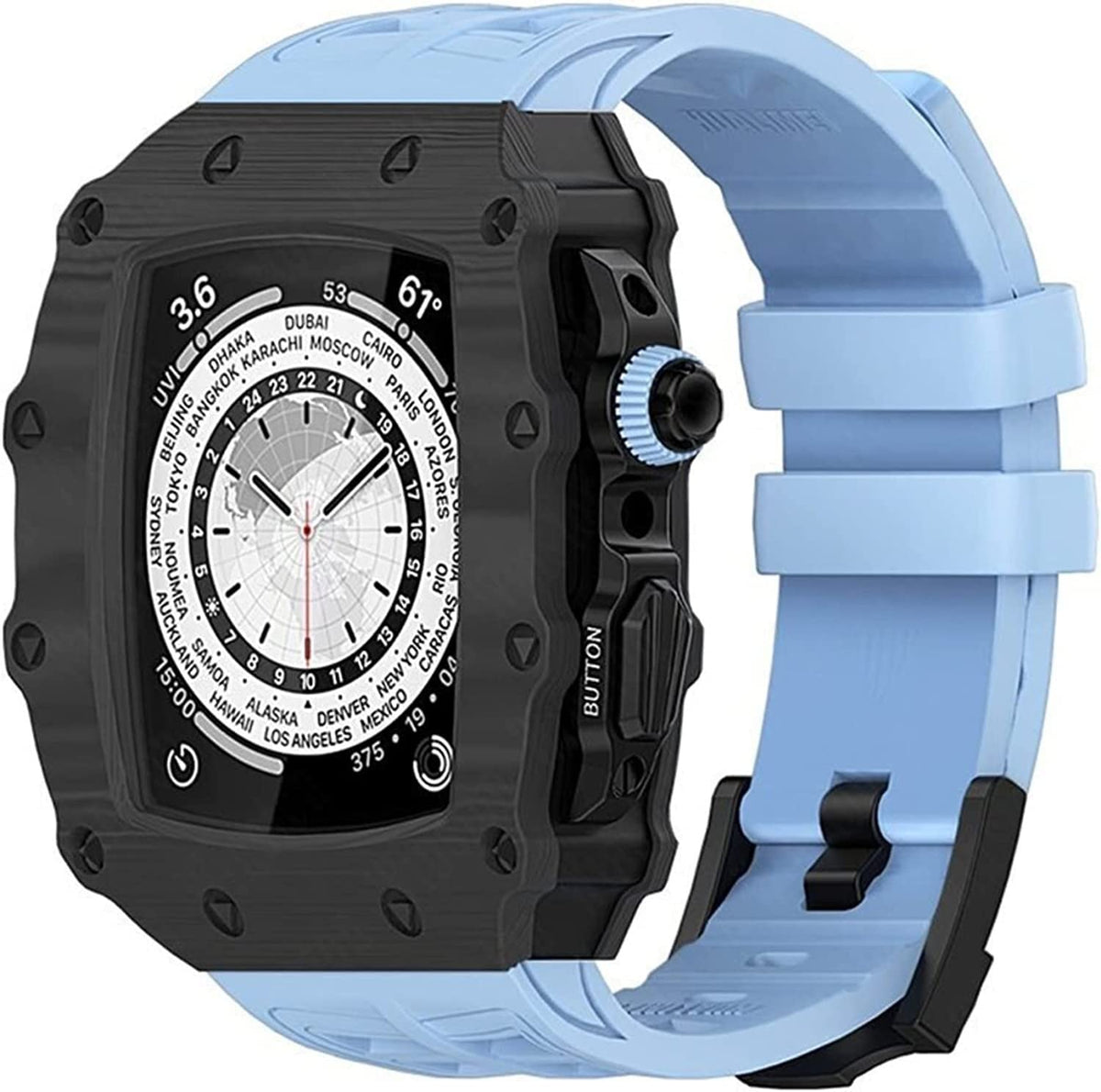 Carbon Fiber Watch Case & Strap Mod Kit