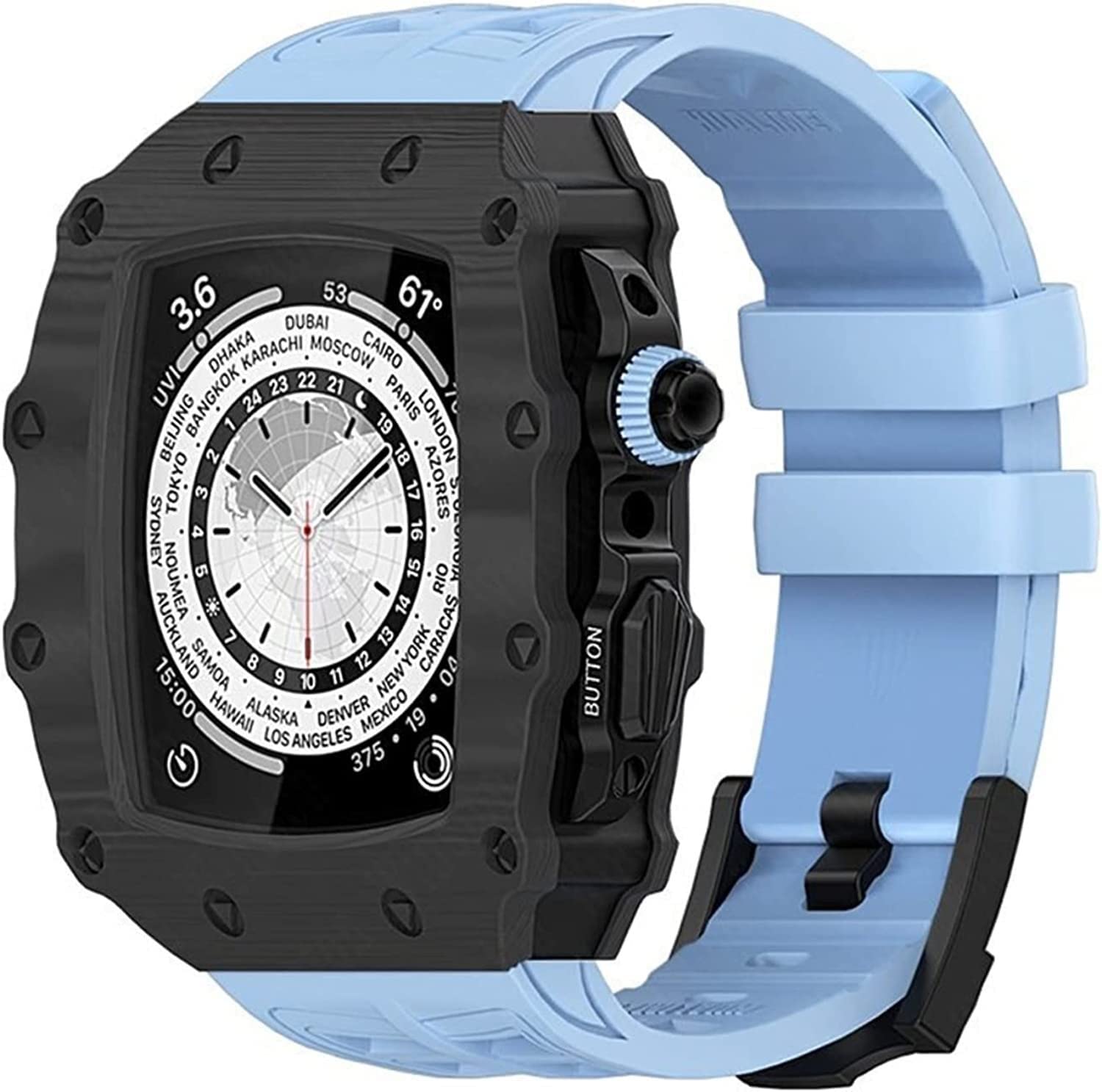 Carbon Fiber Watch Case & Strap Mod Kit