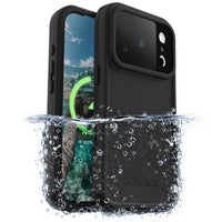 OtterBox iPhone 17 Pro – Frē Waterproof Magsafe Case - Submerge Green