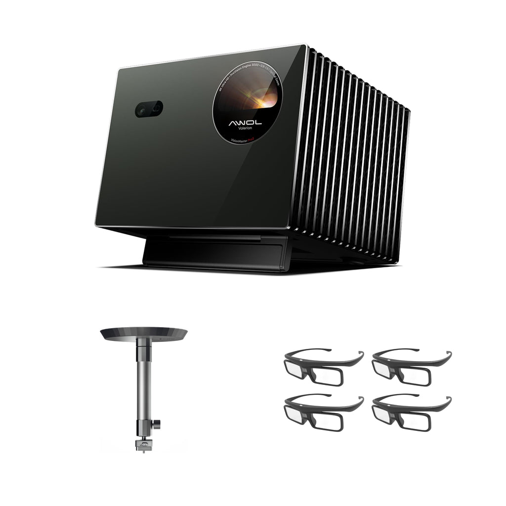 AWOL Valerion Projector with Stand and Glasses