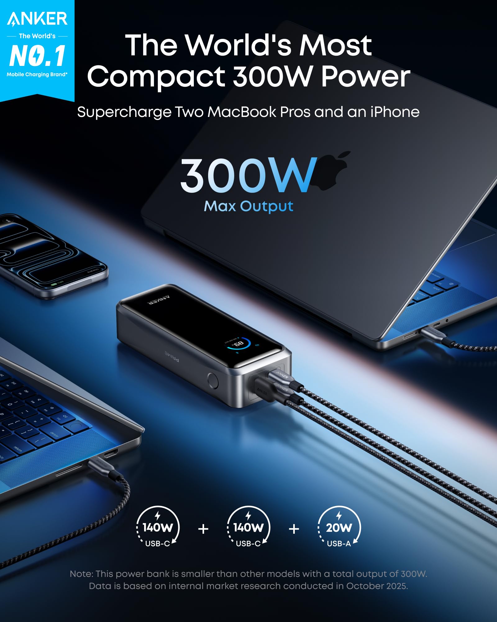 3-in-1 25W Magnetic Wireless Charging Station