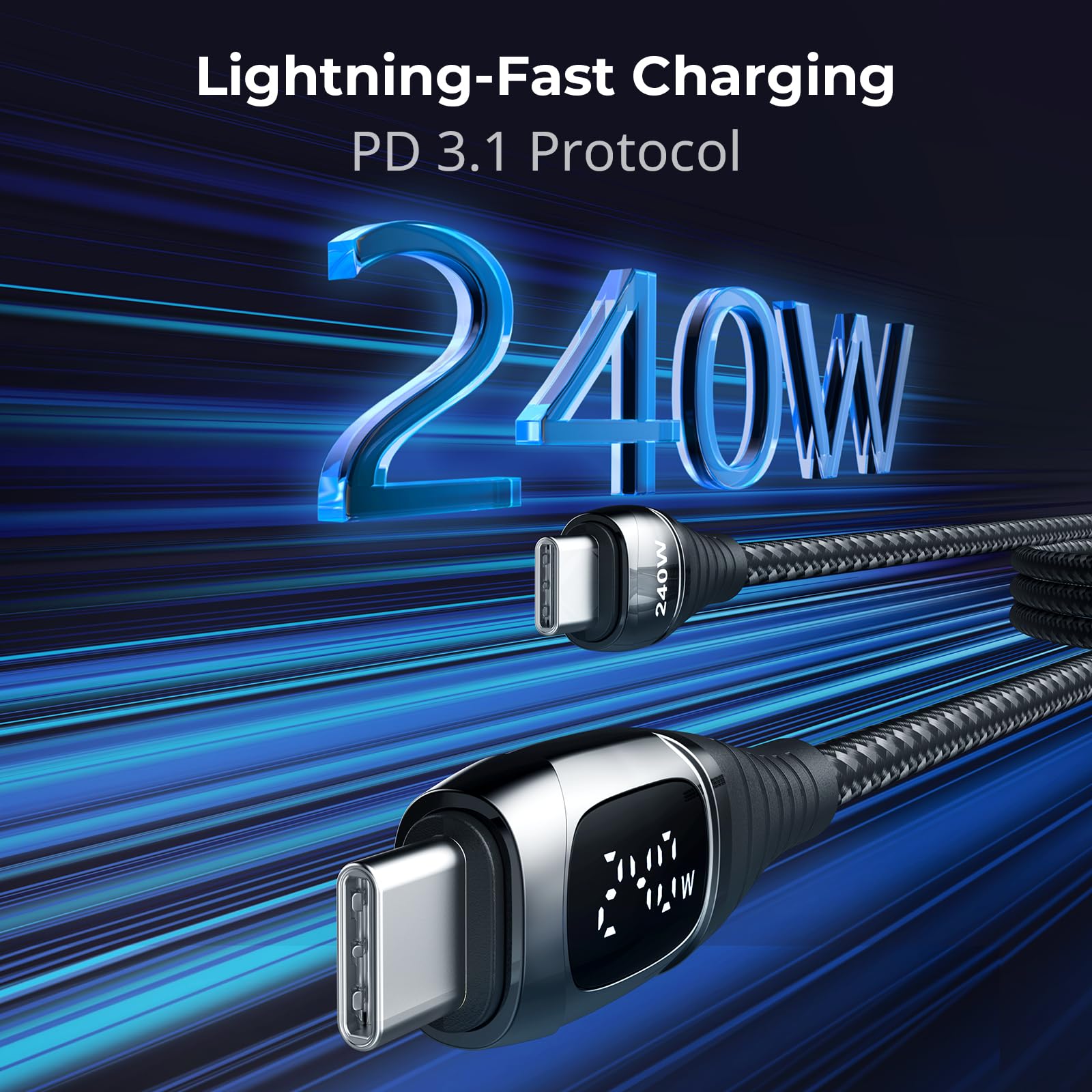 SmallRig 240W USB-C Charger and USB C Cable