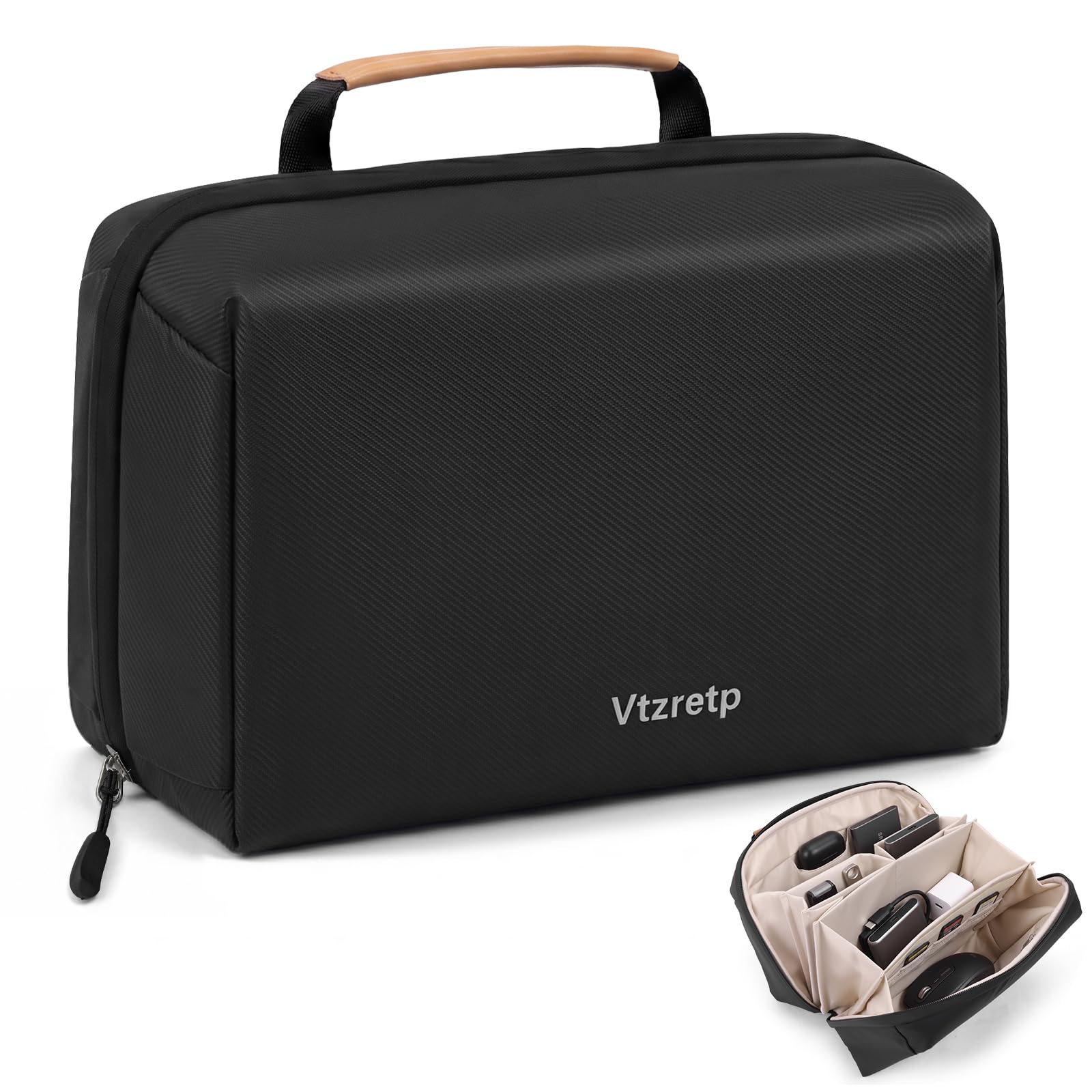 Water-Resistant Electronics Organizer Travel Case