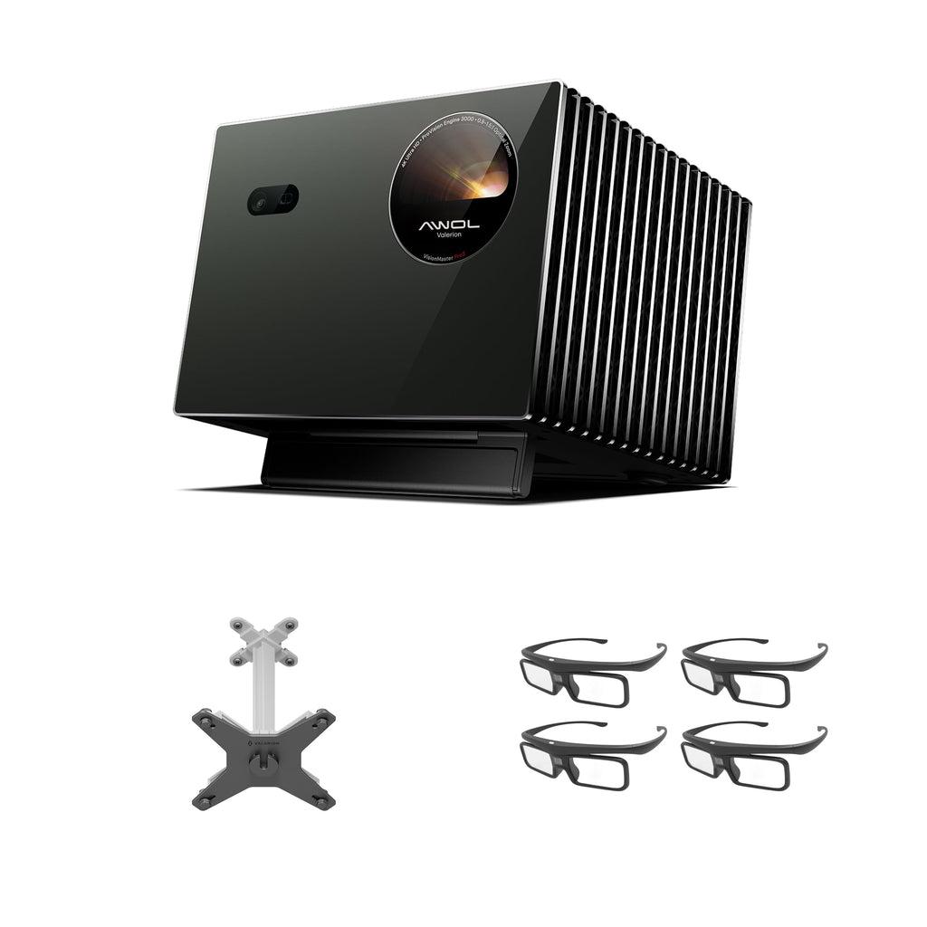AWOL Valerion Projector with Stand and Glasses
