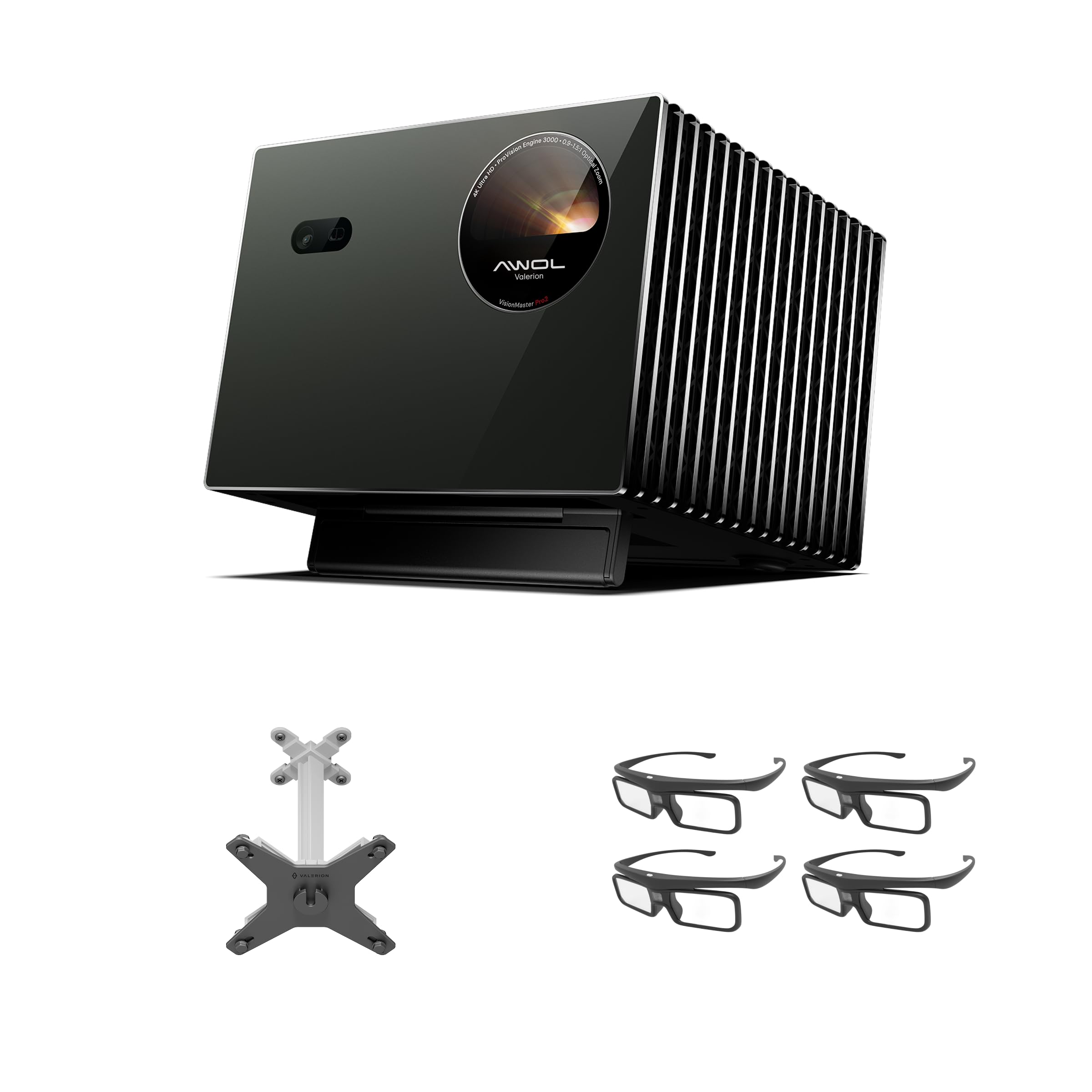 AWOL Valerion Projector with Stand and Glasses