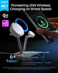 3-in-1 25W Magnetic Wireless Charging Station