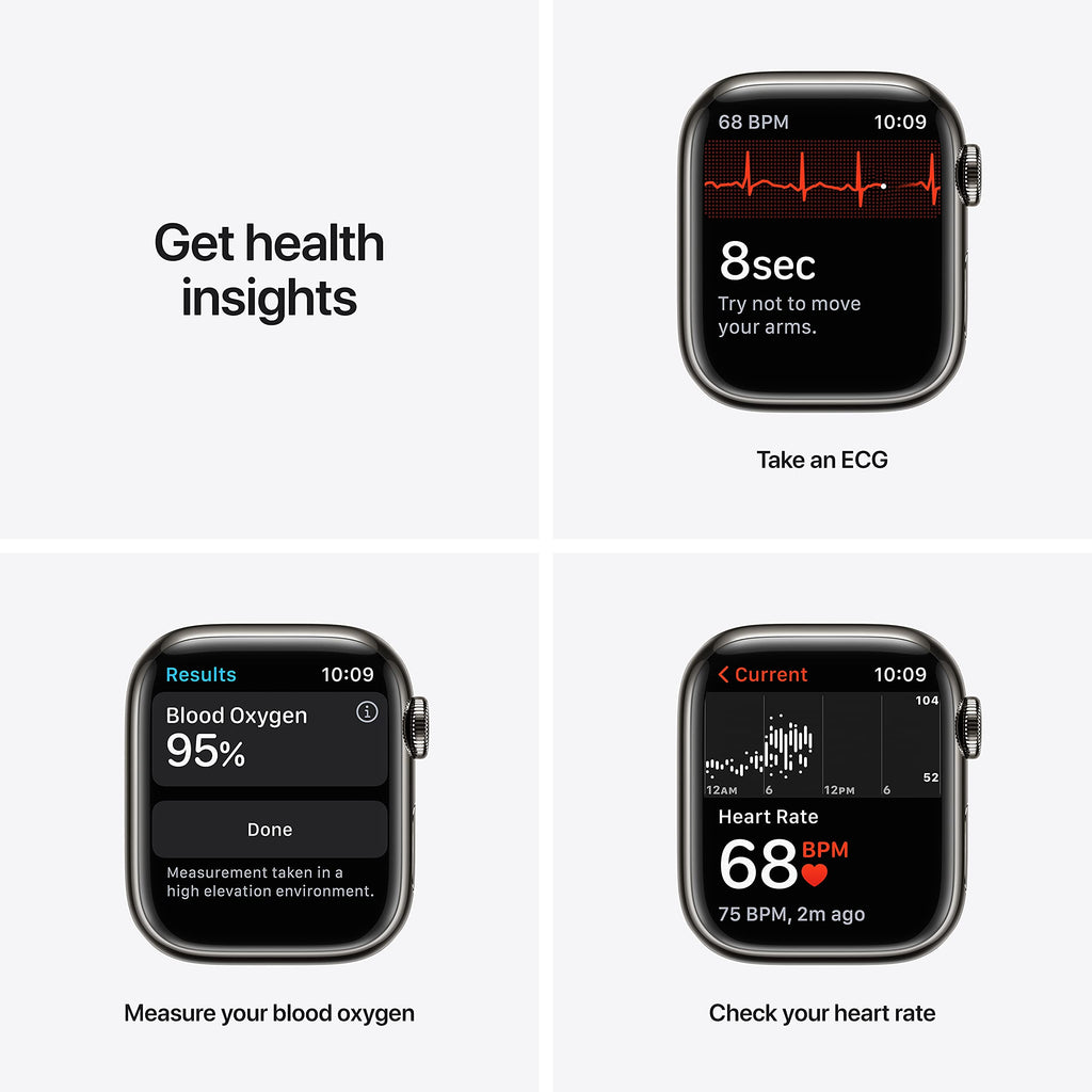 41mm GPS + Cellular Smartwatch with Stainless Steel Case