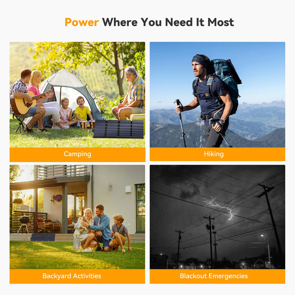 AMPSOS Explore More Bundle: 2 Power Banks + Free Solar Panel Charger