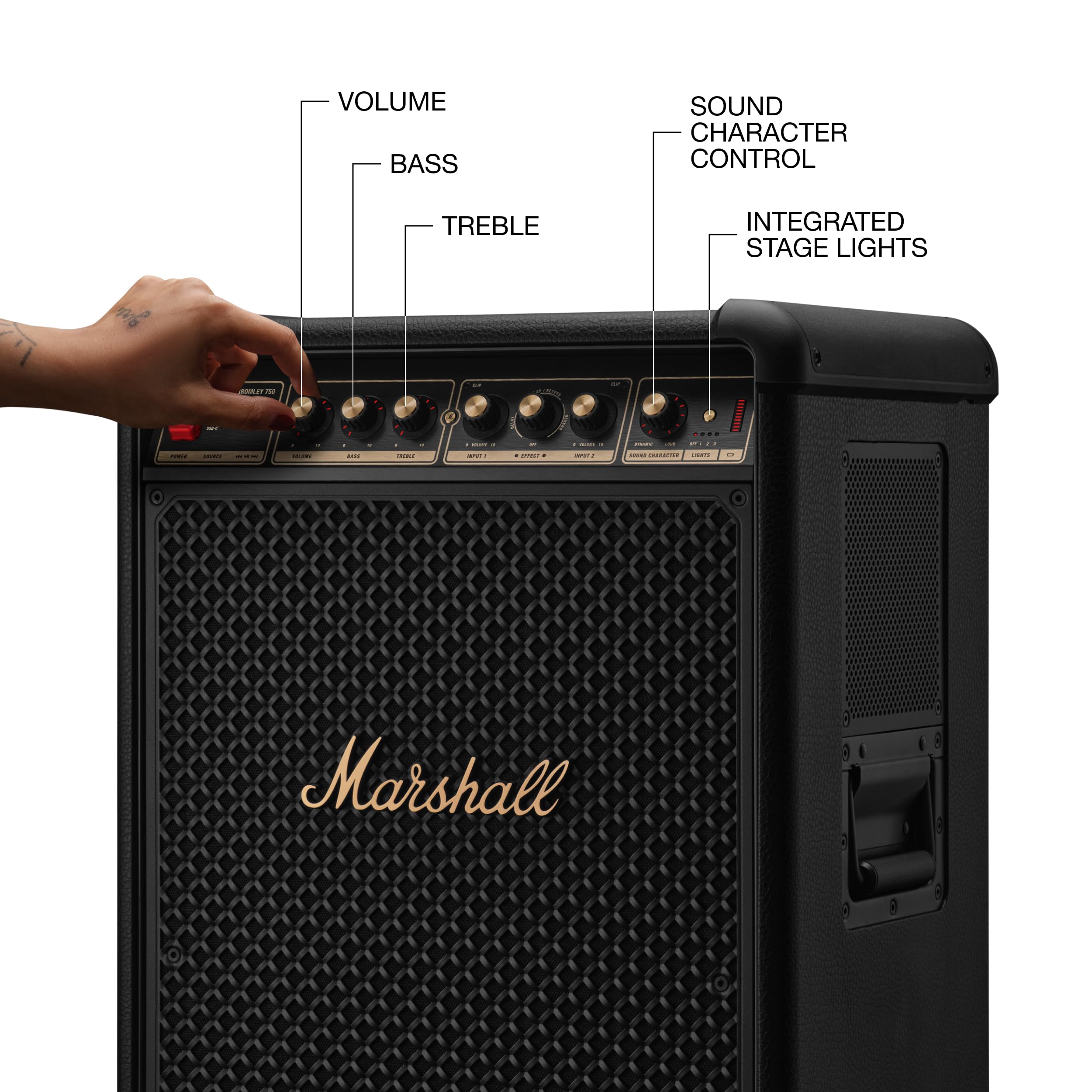 Portable Wireless Party Speaker with LED Lights