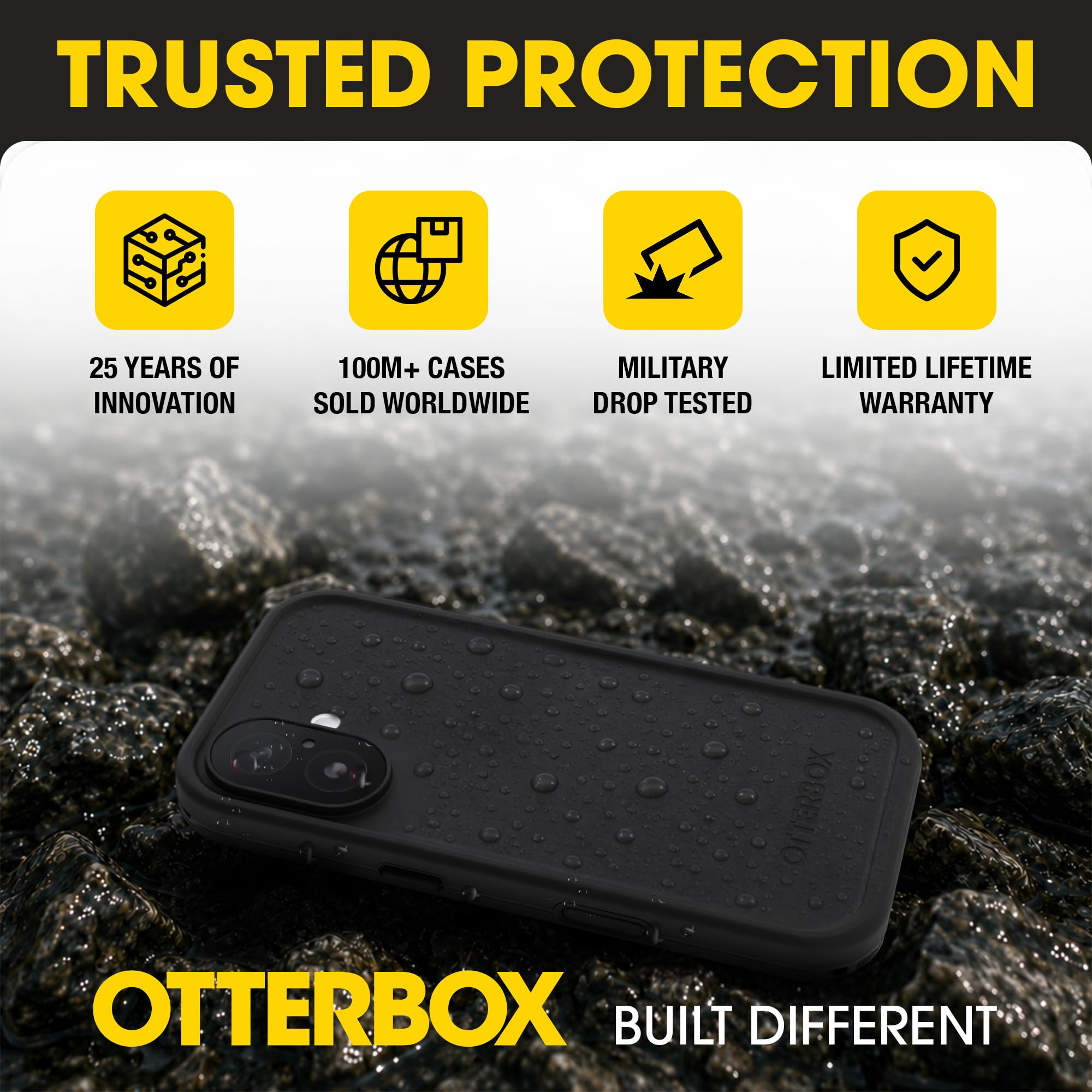 OtterBox iPhone 17 Pro – Frē Waterproof Magsafe Case - Submerge Green