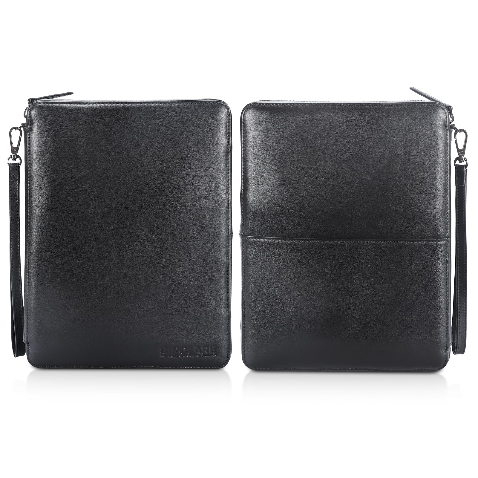 Full Grain Leather Travel Cable Organizer Case