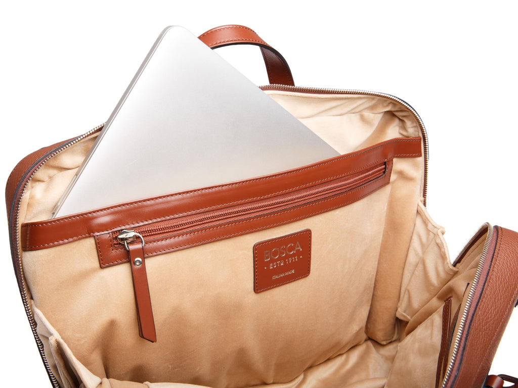 Bosca Monfrini Parker Full -Zip Brief Bag
